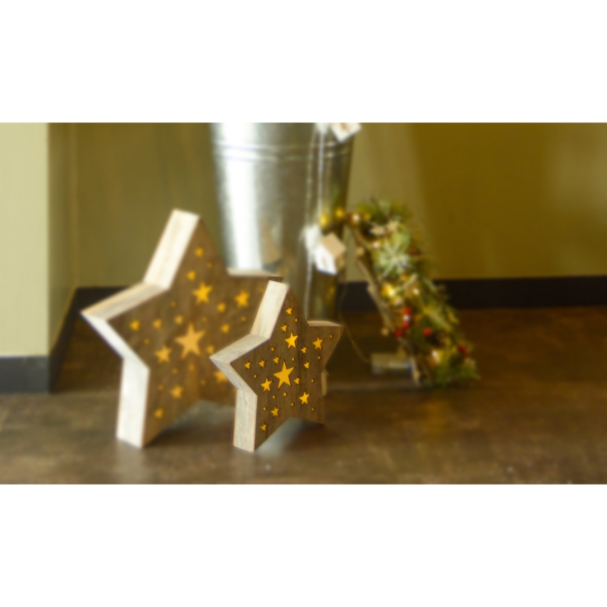 LED Christmas decoration LED/2xAAA star