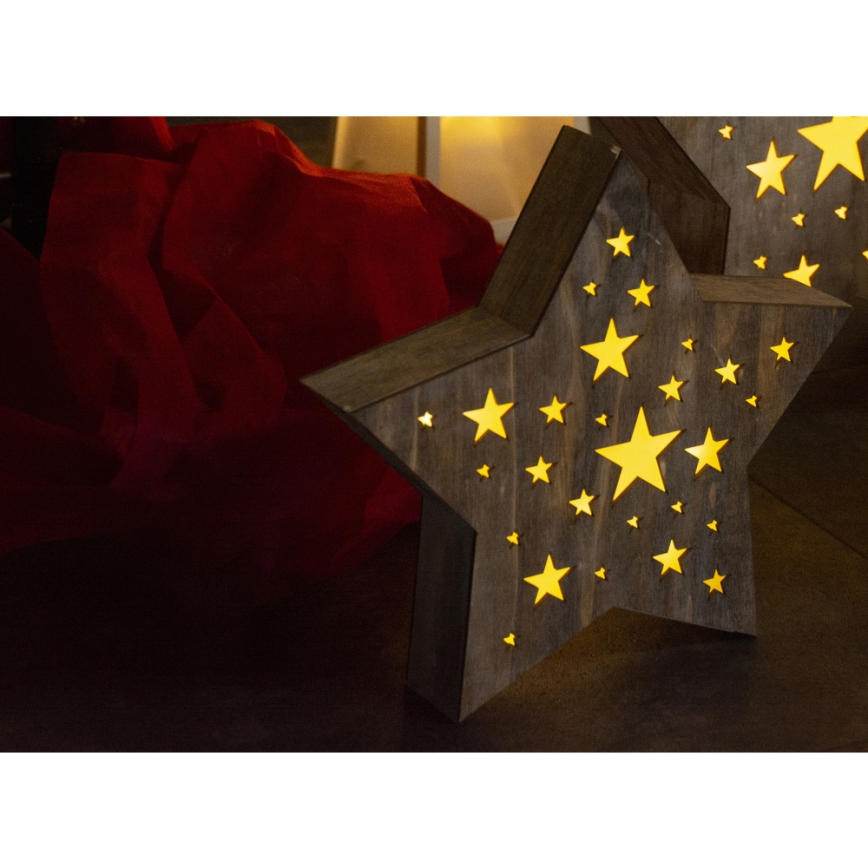 LED Christmas decoration LED/2xAAA star