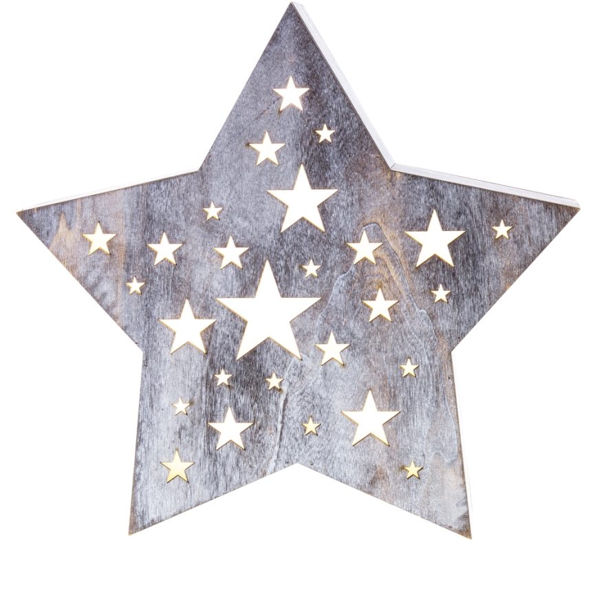 LED Christmas decoration LED/2xAAA star
