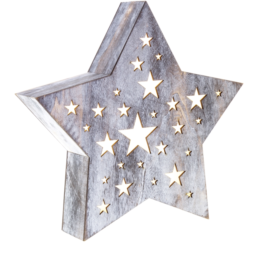 LED Christmas decoration LED/2xAAA star