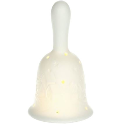 LED Christmas decoration LED/2xLR44/warm white bell