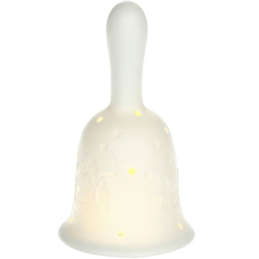 LED Christmas decoration LED/2xLR44/warm white bell