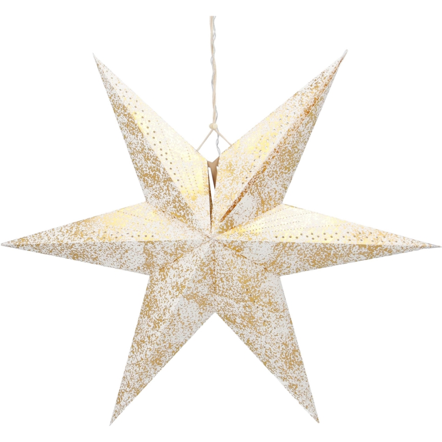 LED Christmas decoration LED/3xAA star gold