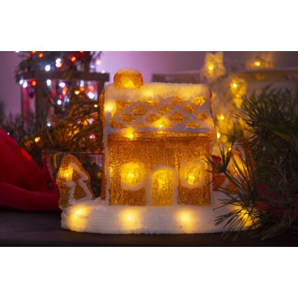 LED Christmas decoration LED/3xAA warm white