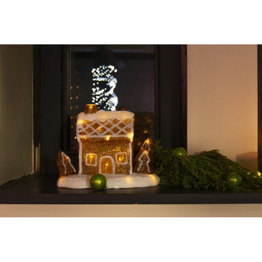 LED Christmas decoration LED/3xAA warm white