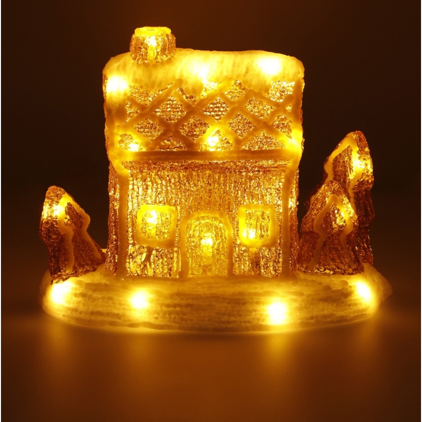 LED Christmas decoration LED/3xAA warm white