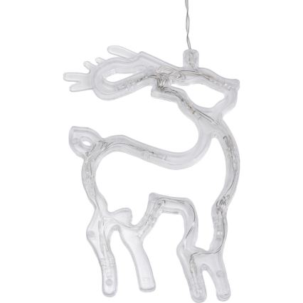 LED Christmas decoration LED/3xAAA/warm white reindeer