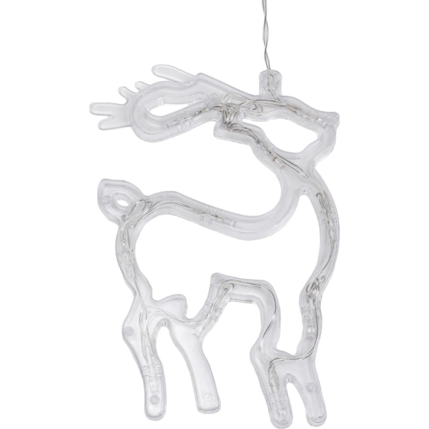 LED Christmas decoration LED/3xAAA/warm white reindeer