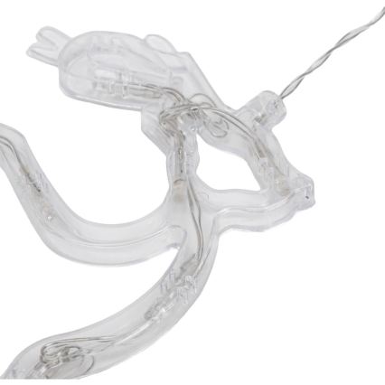 LED Christmas decoration LED/3xAAA/warm white reindeer