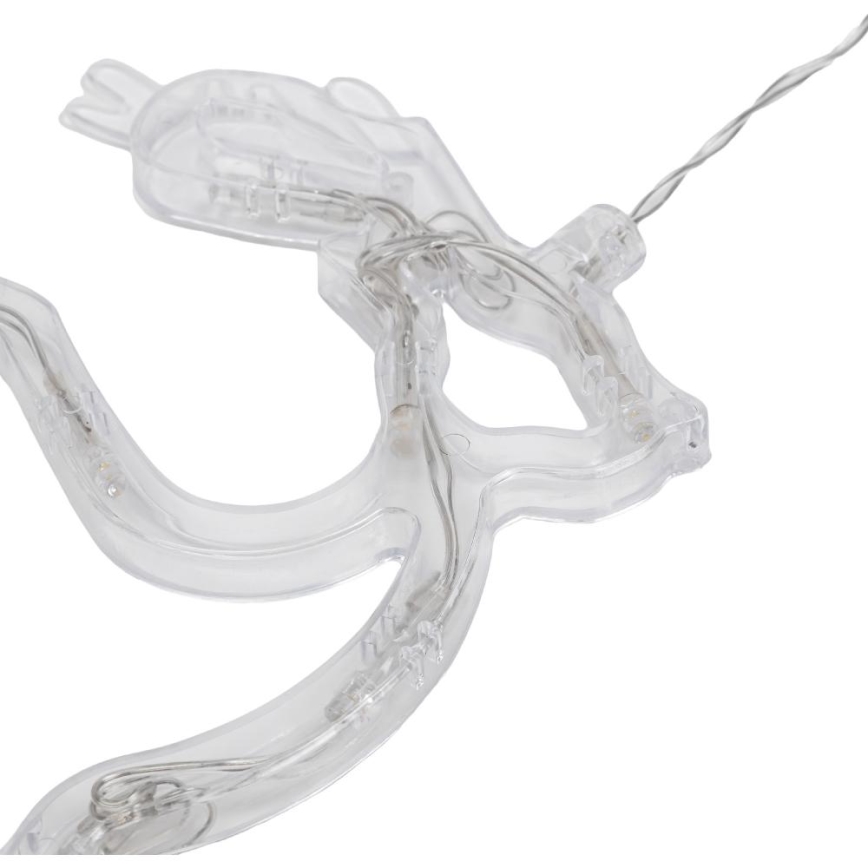 LED Christmas decoration LED/3xAAA/warm white reindeer