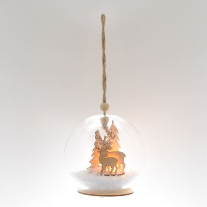 LED Christmas decoration LED/3xLR44 warm white