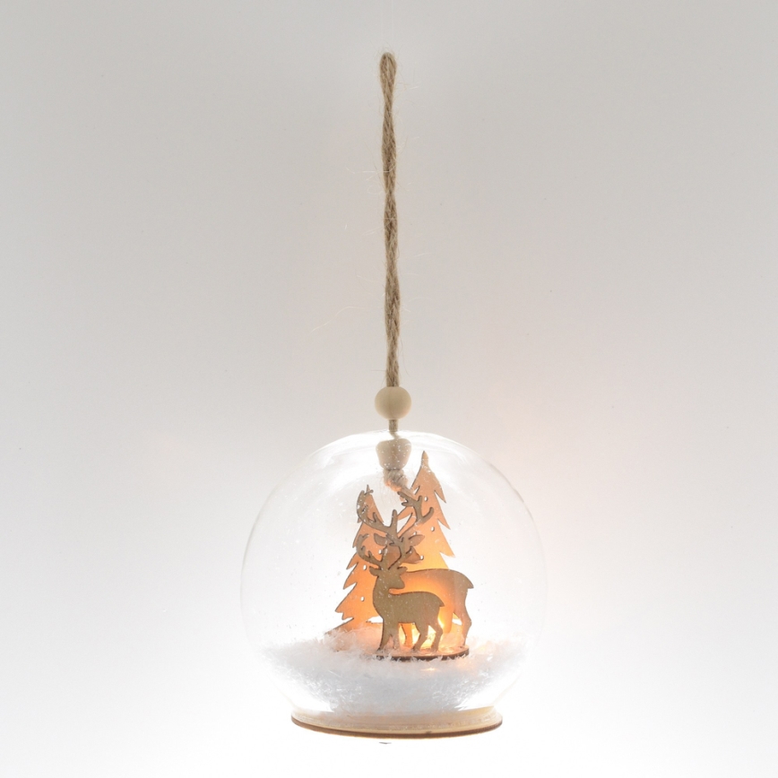 LED Christmas decoration LED/3xLR44 warm white