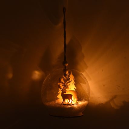 LED Christmas decoration LED/3xLR44 warm white