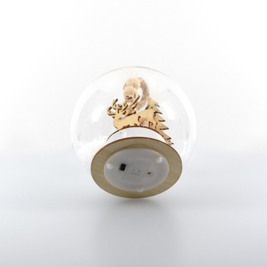 LED Christmas decoration LED/3xLR44 warm white