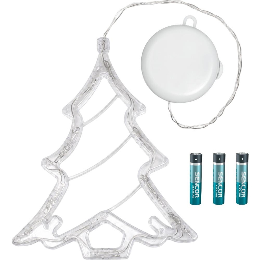 LED Christmas tree decoration LED/3xAAA/warm white