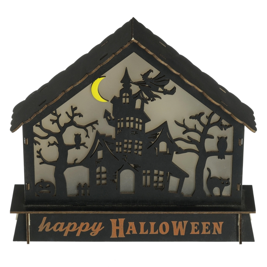 LED Decoration HALLOWEEN LED/2xAA/multicolor haunted house