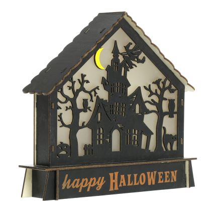 LED Decoration HALLOWEEN LED/2xAA/multicolor haunted house