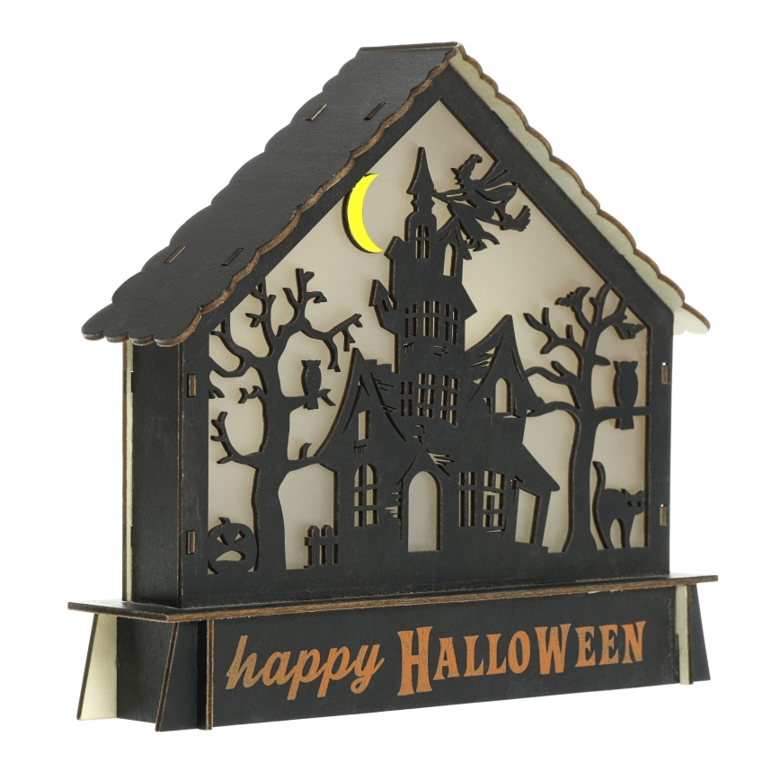 LED Decoration HALLOWEEN LED/2xAA/multicolor haunted house