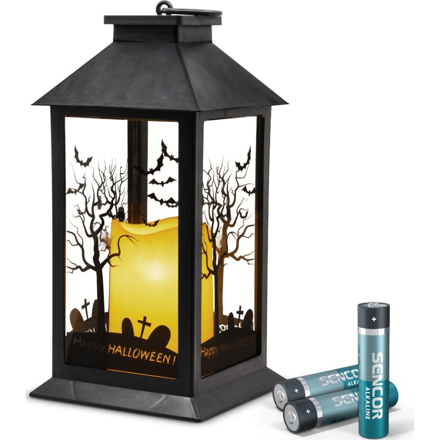 LED Decoration HALLOWEEN LED/3xAAA/warm white lantern