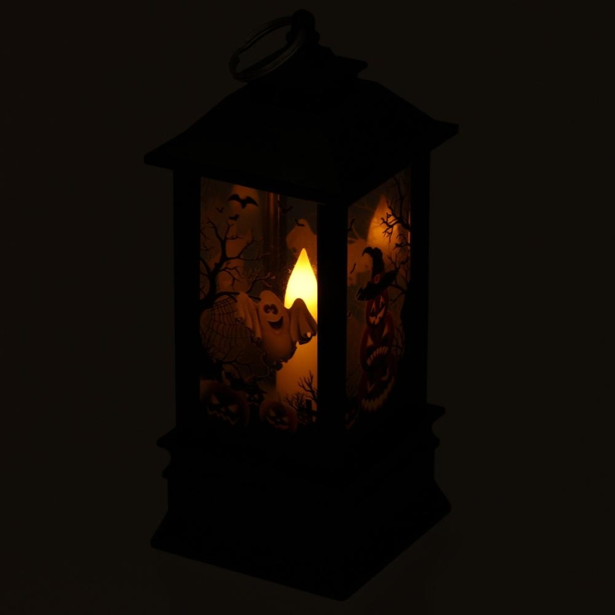 LED Decoration HALLOWEEN LED/3xAAA/warm white lantern with pumpkins