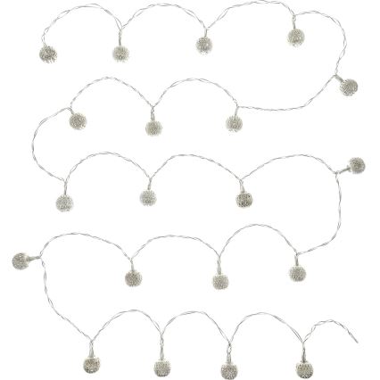 LED Decorative chain 20xLED/3xAA warm white
