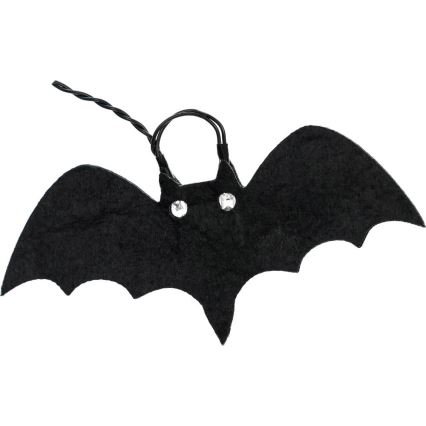 LED Decorative chain HALLOWEEN 10xLED/2xAA/warm white 1,3m bats