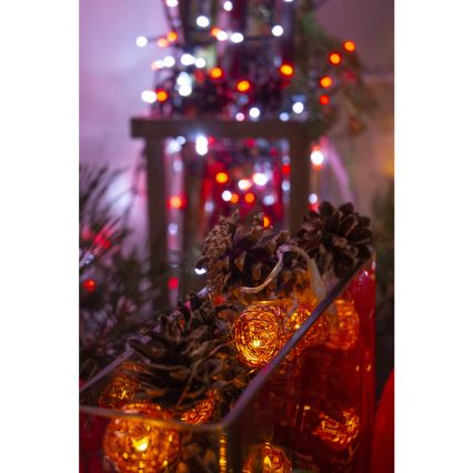 LED Decorative String Lights 10xLED/2xAA Warm White