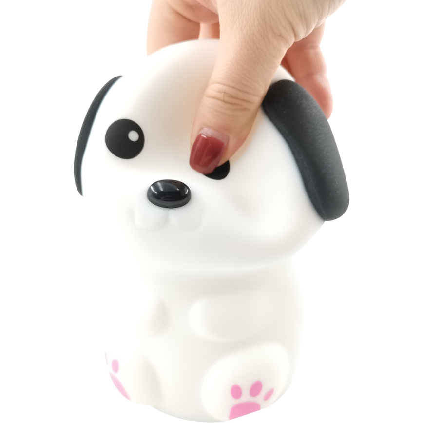 LED Dimmable children's night lamp LED/0,4W/1000 mAh dog