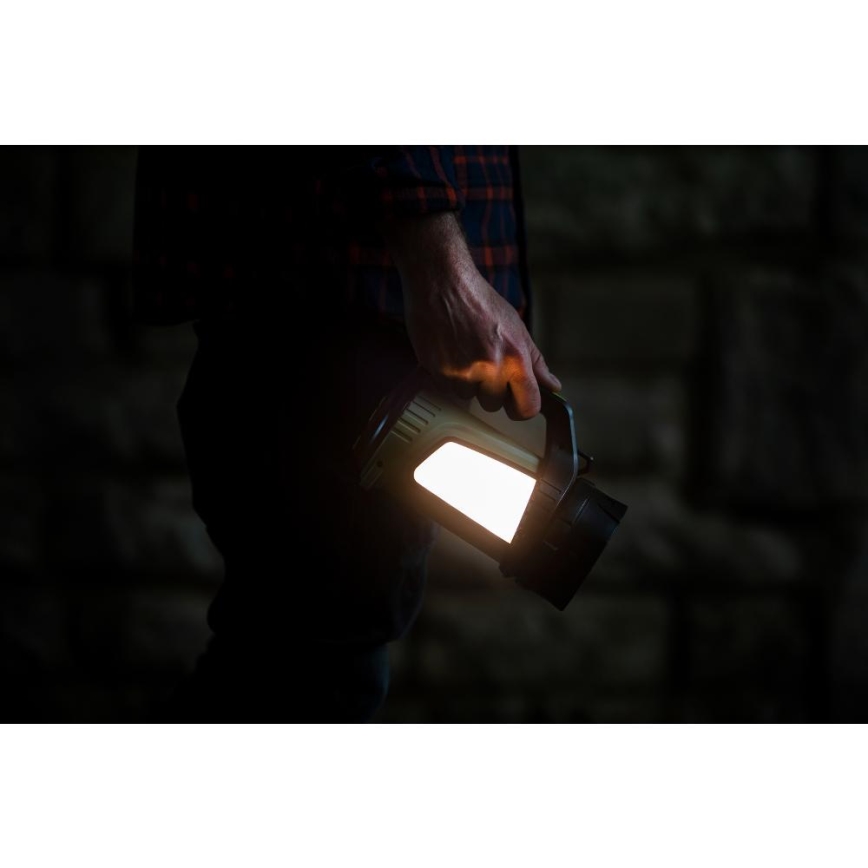 Retlux - LED Dimmable outdoor rechargeable flashlight with a power bank LED/21W/4400 mAh IP44