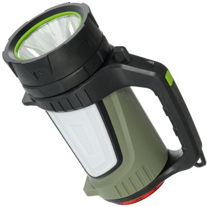LED Dimmable outdoor rechargeable flashlight with a power bank LED/21W/4400mAh IP44
