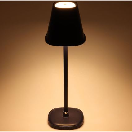 LED Dimmable rechargeable table lamp LED/3W/1800 mAh dark blue