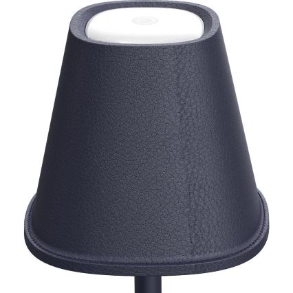 LED Dimmable rechargeable table lamp LED/3W/1800 mAh dark blue