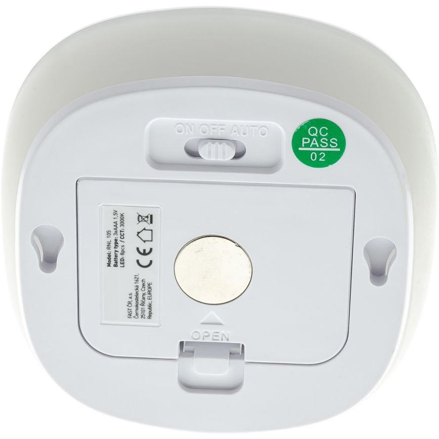 LED Orientation light with sensor LED/0,45W/3xAAA 3000K white