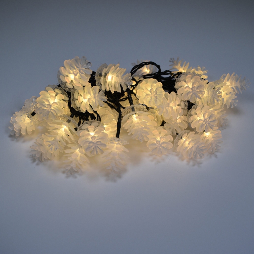 LED Outdoor Christmas String Lights 40 LEDs / 15 m, IP44, Warm White