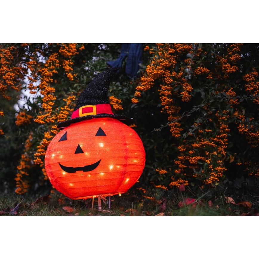 LED Outdoor decoration HALLOWEEN LED/3xAA/warm white IP44 pumpkin