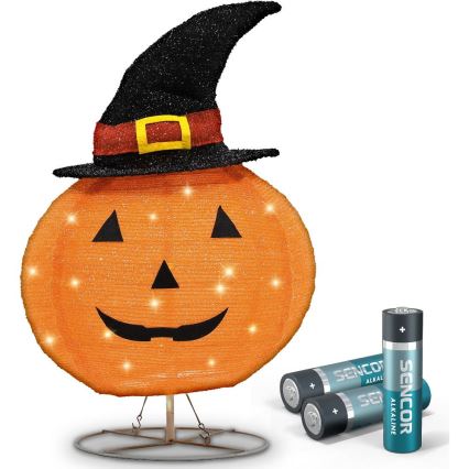 LED Outdoor decoration HALLOWEEN LED/3xAA/warm white IP44 pumpkin