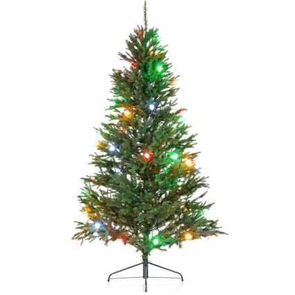 LED outdoor string lights — 80 LEDs / 25 m, IP44, multicolor