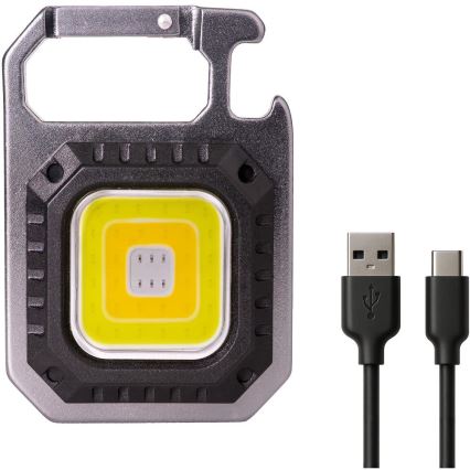 Retlux - LED Portable Rechargeable Flashlight LED/5V 400 mAh IP44