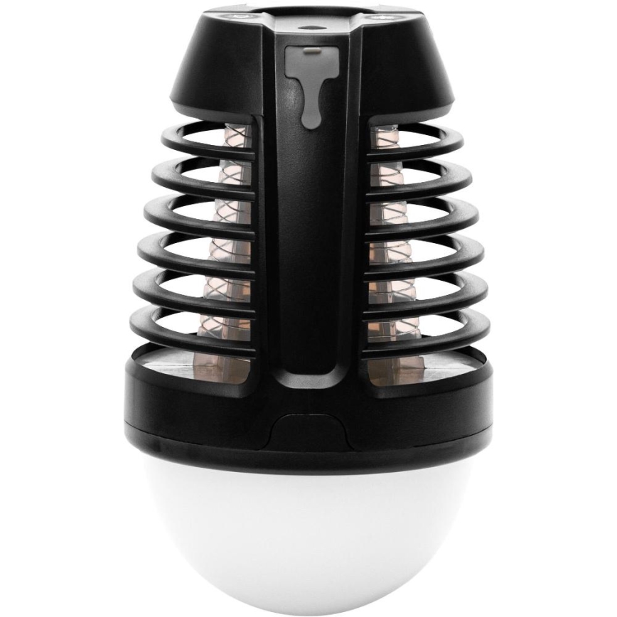 Retlux - LED Portable Rechargeable Lamp with Built-in Insect Trap LED/5W/1800 mAh IP44 Black