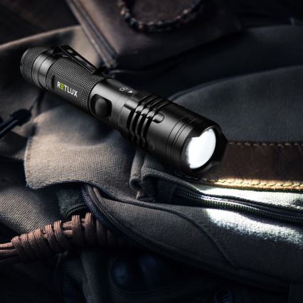 LED Rechargeable aluminum flashlight with a power bank function LED/2000 mAh 1000 lm IP22