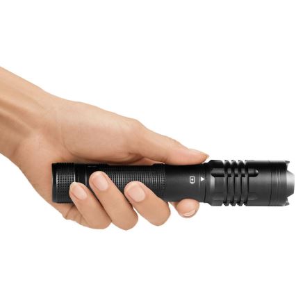 LED Rechargeable aluminum flashlight with a power bank function LED/2000 mAh 1000 lm IP22