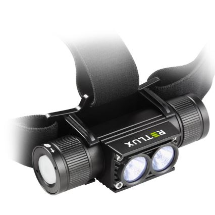 LED Rechargeable aluminum headlamp LED/2600 mAh IP66