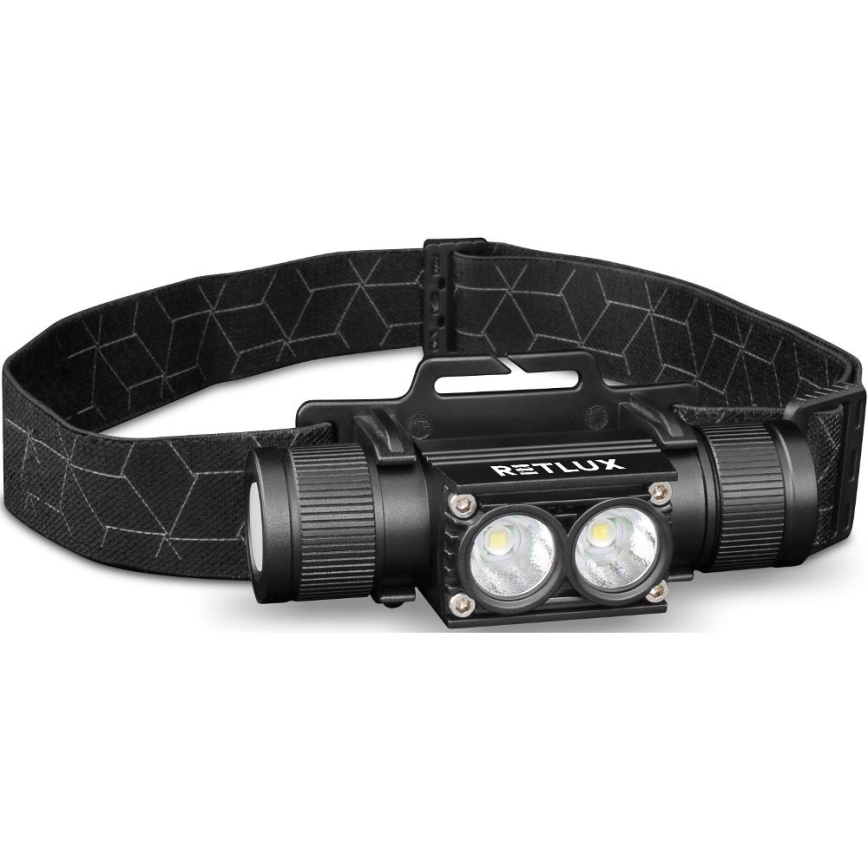 LED Rechargeable aluminum headlamp LED/2600 mAh IP66