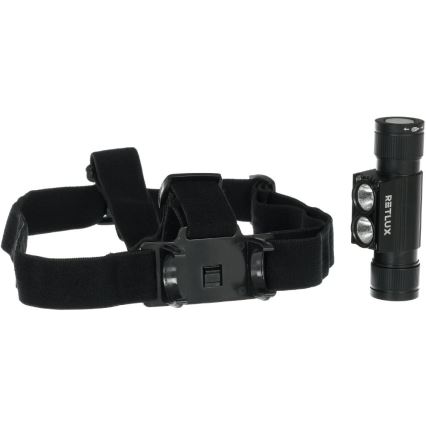 LED Rechargeable aluminum headlamp LED/2600 mAh IP66