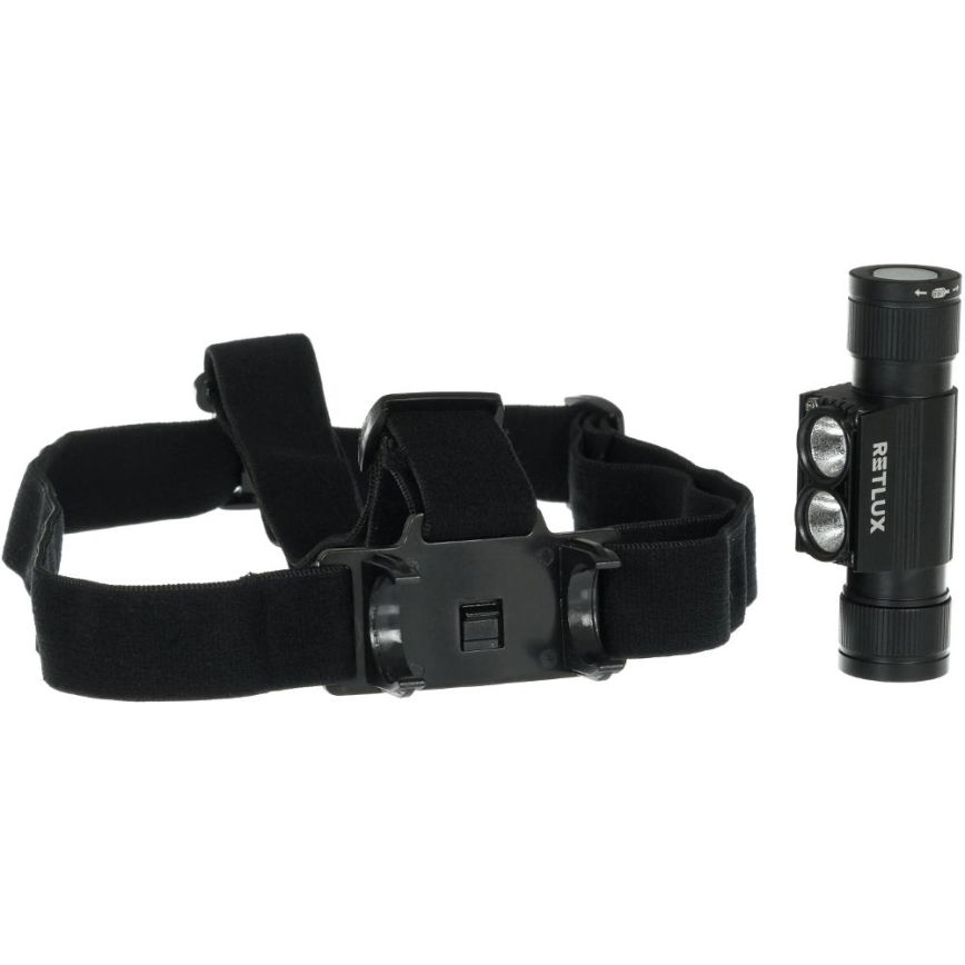 LED Rechargeable aluminum headlamp LED/2600 mAh IP66