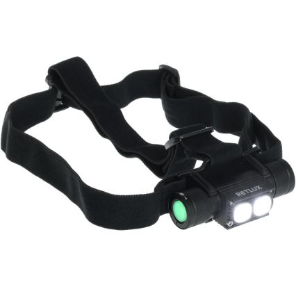 LED Rechargeable aluminum headlamp LED/2600 mAh IP66