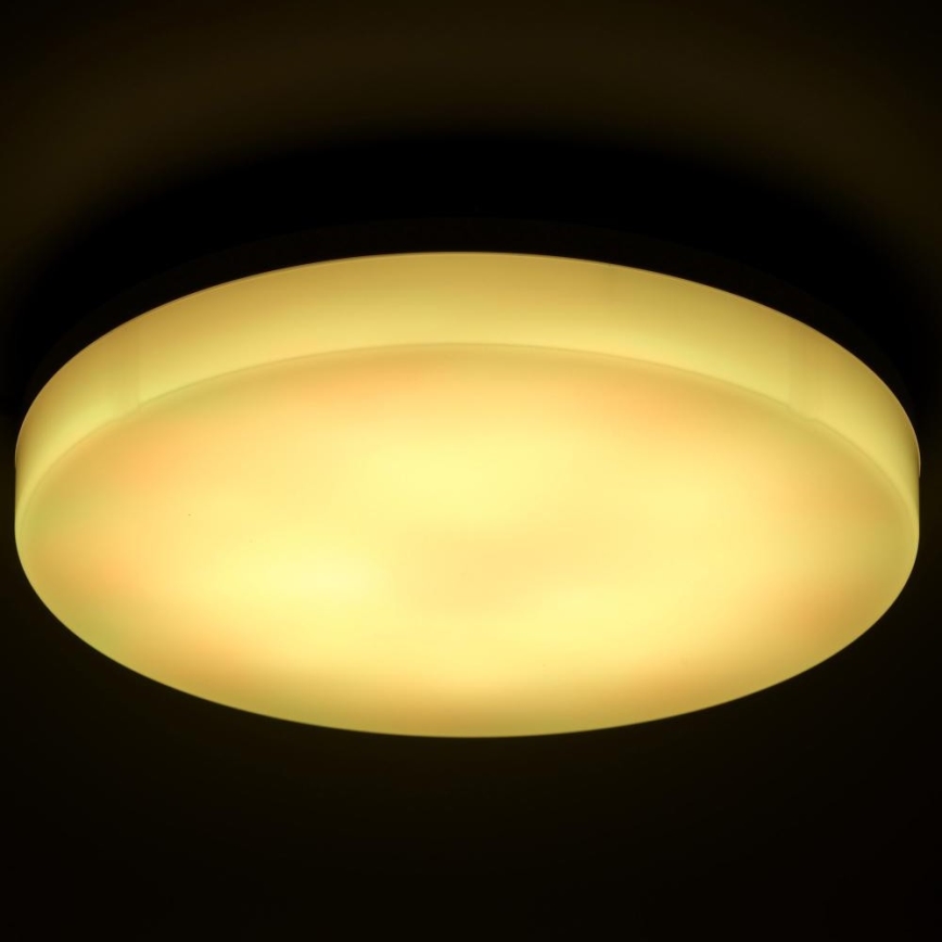 LED RGBW Dimmable bathroom ceiling light LED/20W/230V Wi-Fi IP44 white