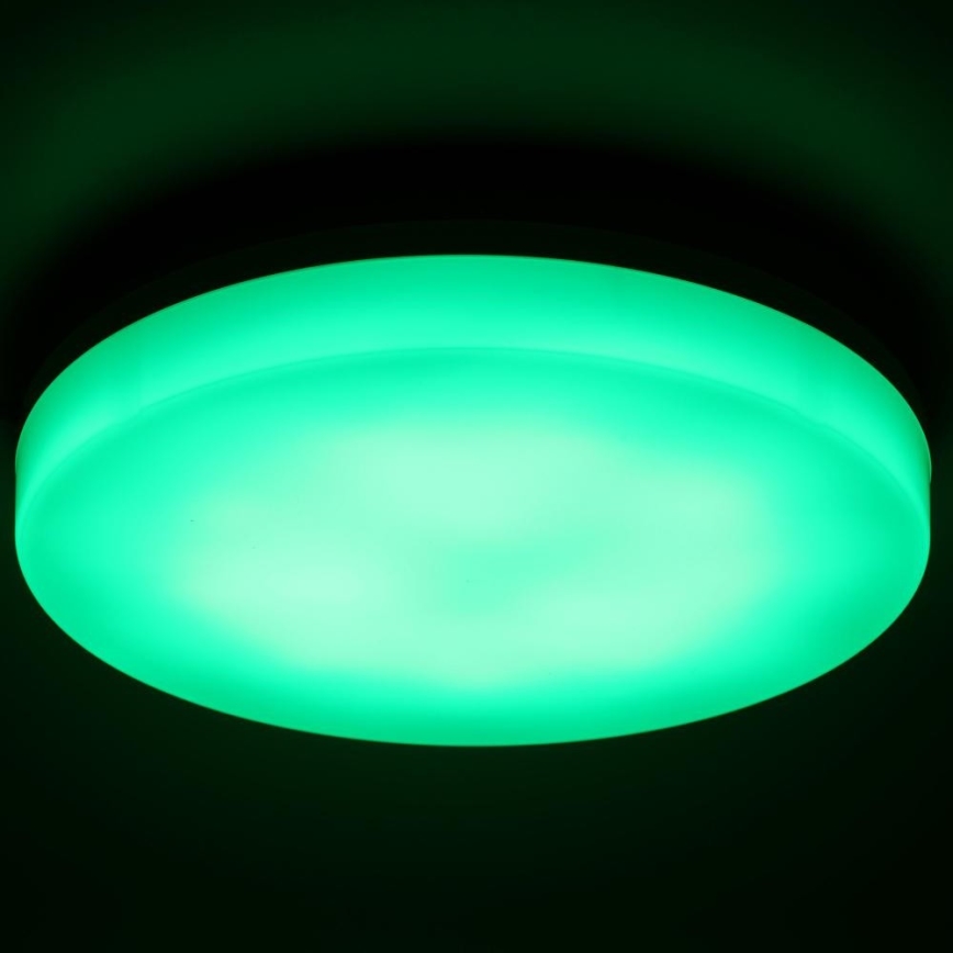 LED RGBW Dimmable bathroom ceiling light LED/20W/230V Wi-Fi IP44 white