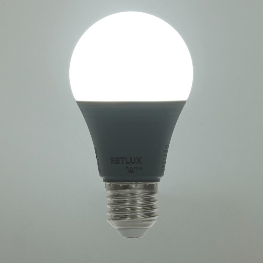 LED RGBW Dimmable bulb A60 E27/9W/230V 2700-6500K Wi-Fi Tuya