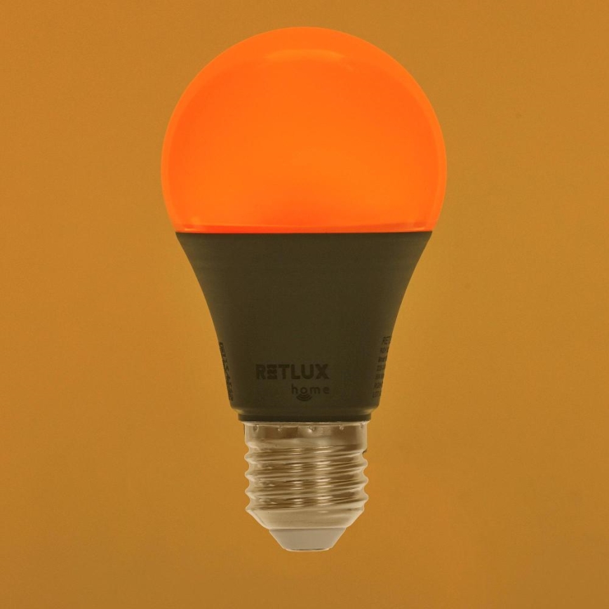 LED RGBW Dimmable bulb A60 E27/9W/230V 2700-6500K Wi-Fi Tuya